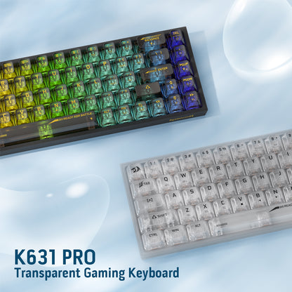 Redragon CASTOR K631 PRO Full-Transparent Mechanical Keyboard