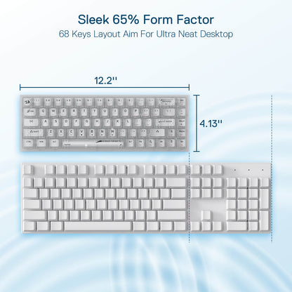 Redragon CASTOR K631 PRO Full-Transparent Mechanical Keyboard