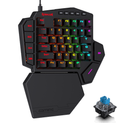DITI K585 wired one-handed (Blue Switches)(Open box)