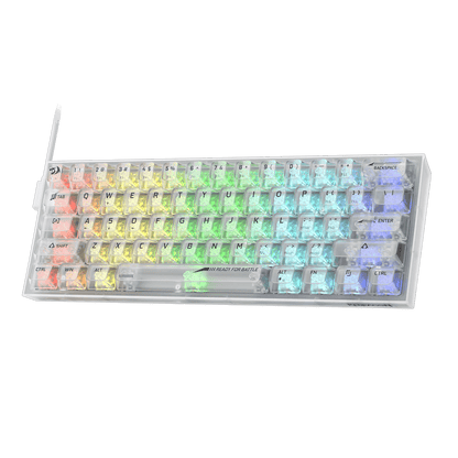 Redragon FIZZ K617 SE Full-Transparent Mechanical Keyboard| show