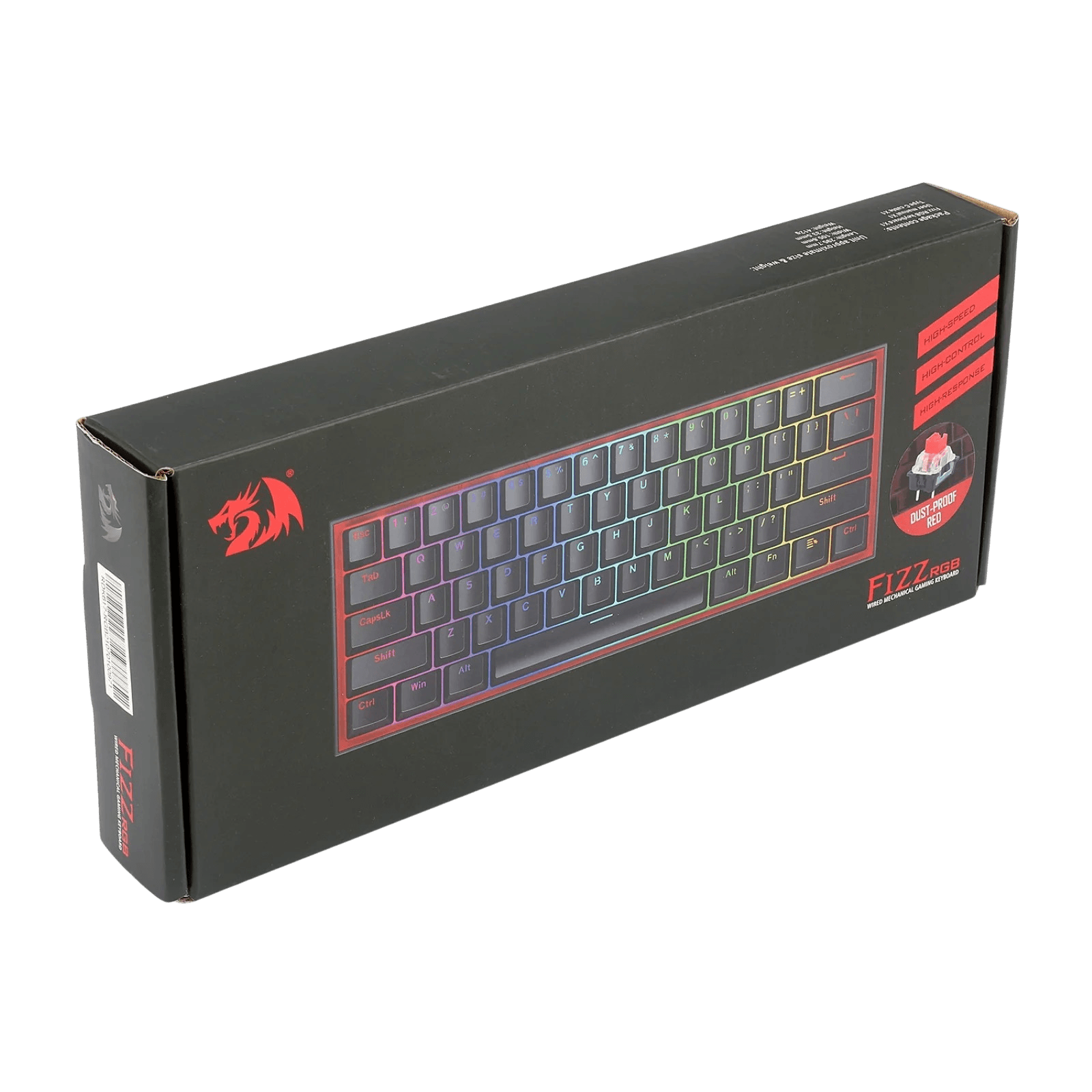 FIZZ K617 60% Wired Mechanical Keyboard (Red Inner) – Redragonshop