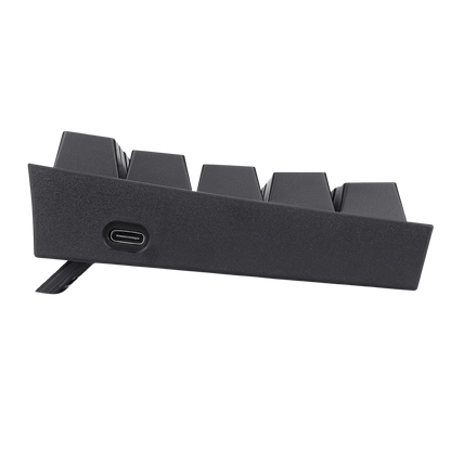 Redragon K617 Fizz 60% Wired RGB Gaming Keyboard, 61 Keys Hot-Swap Compact Mechanical Keyboard w/ 16.8M RGB Backlight, Red Inner Design, Programmable Linear Red Switch, Pro Software