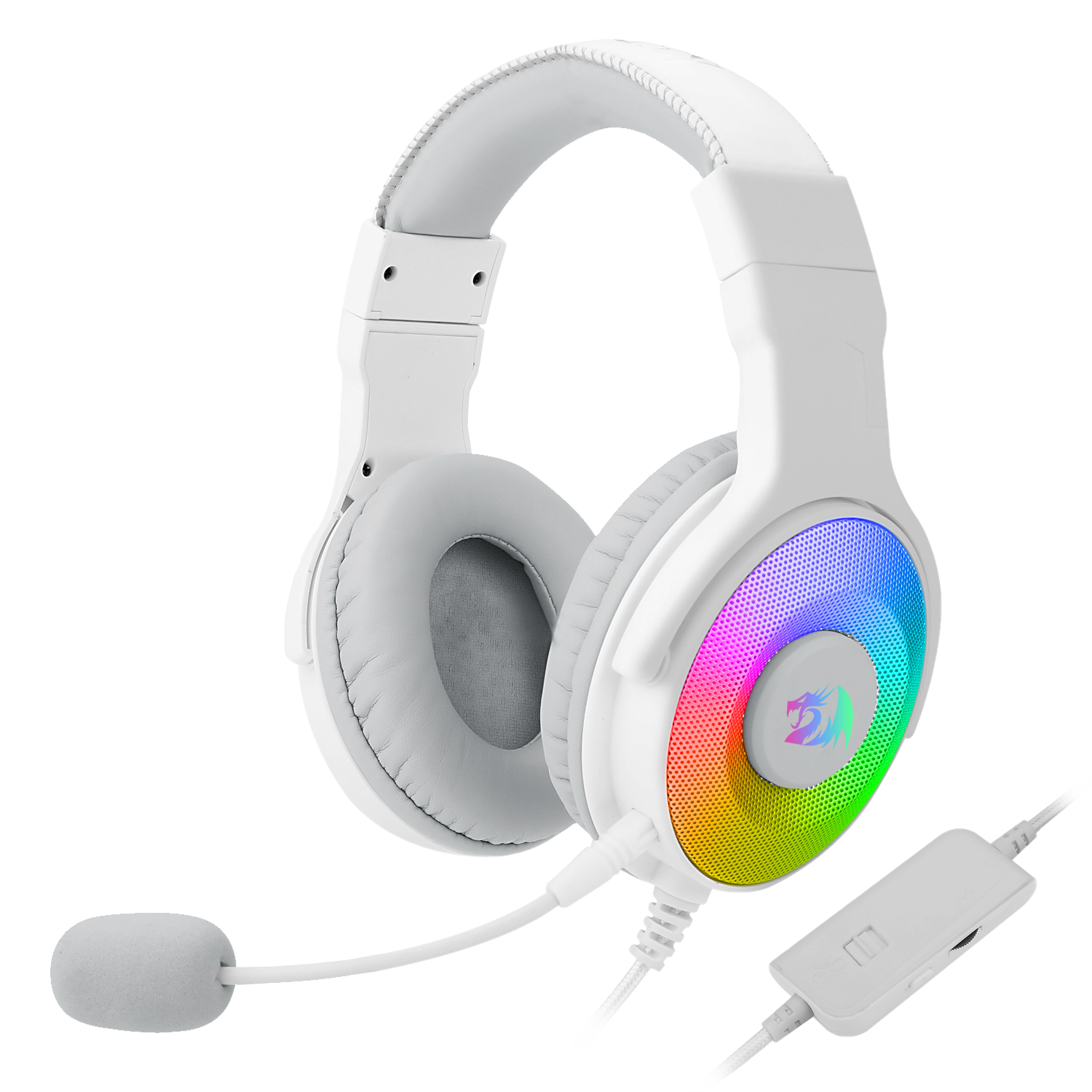 white gaming headset