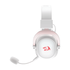 Redragon H510 PRO 3-Mode RGB White Gaming Headset - 7.1 Surround Sound - 53MM Audio Drivers in Memory Foam Ear Pads w/Durable Fabric Cover- Multi Platforms Headphone - USB Powered for PC/PS4/NS