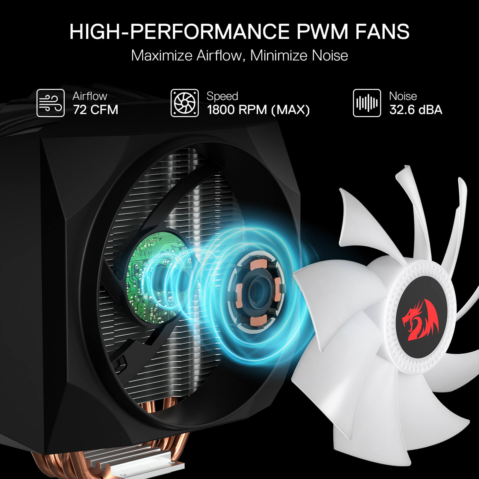 Redragon HODUR HODUR C219 ARGB Single Tower CPU Air Cooler