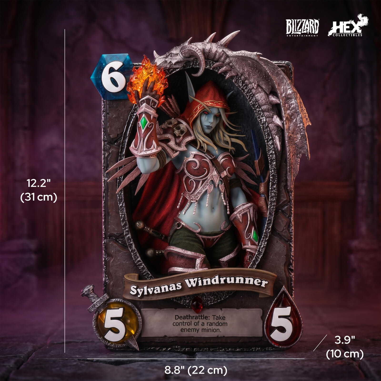 Bllizzard Hearthstone  Sylvanas Card Display Frame