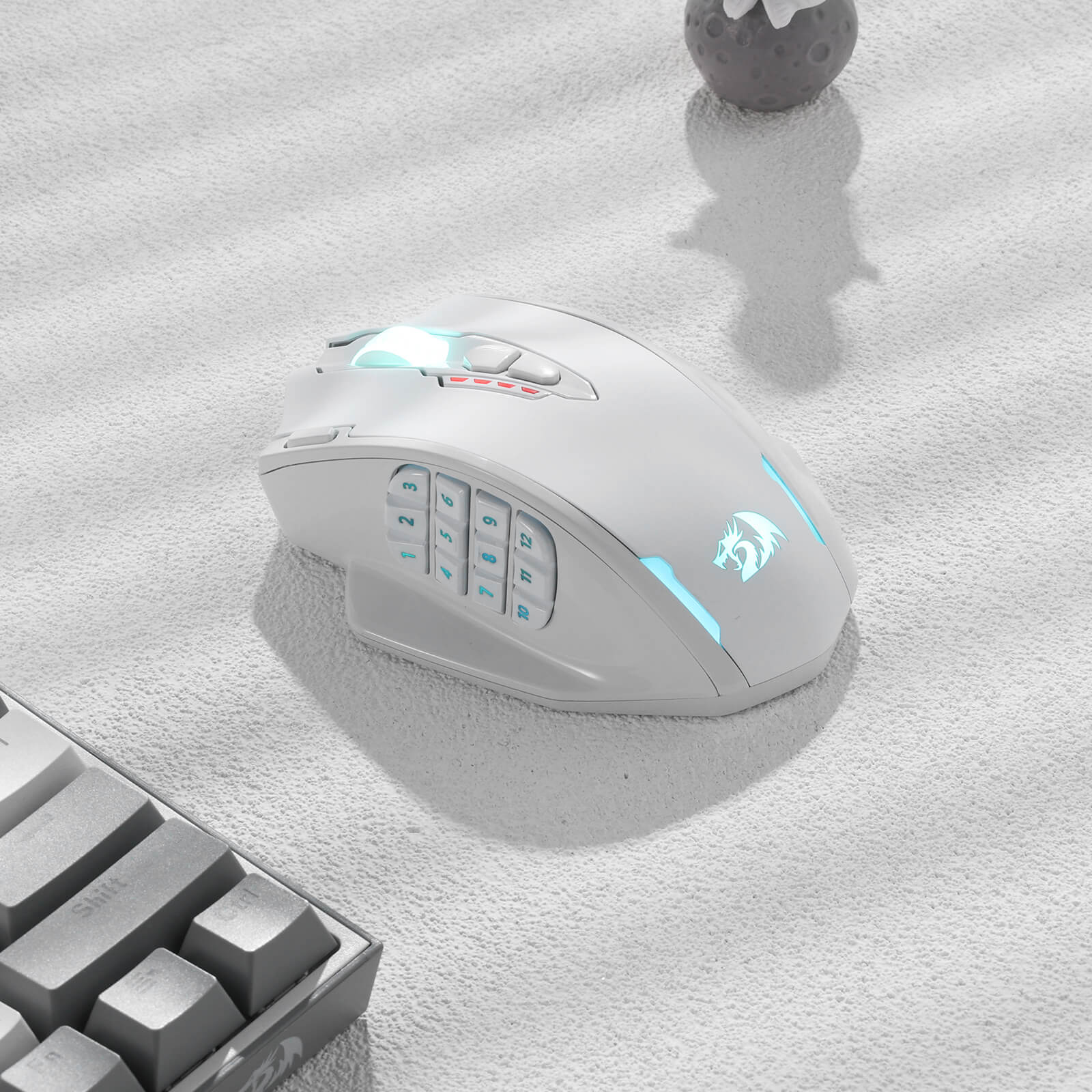 Redragon M913 Impact Elite White Wireless Gaming Mouse