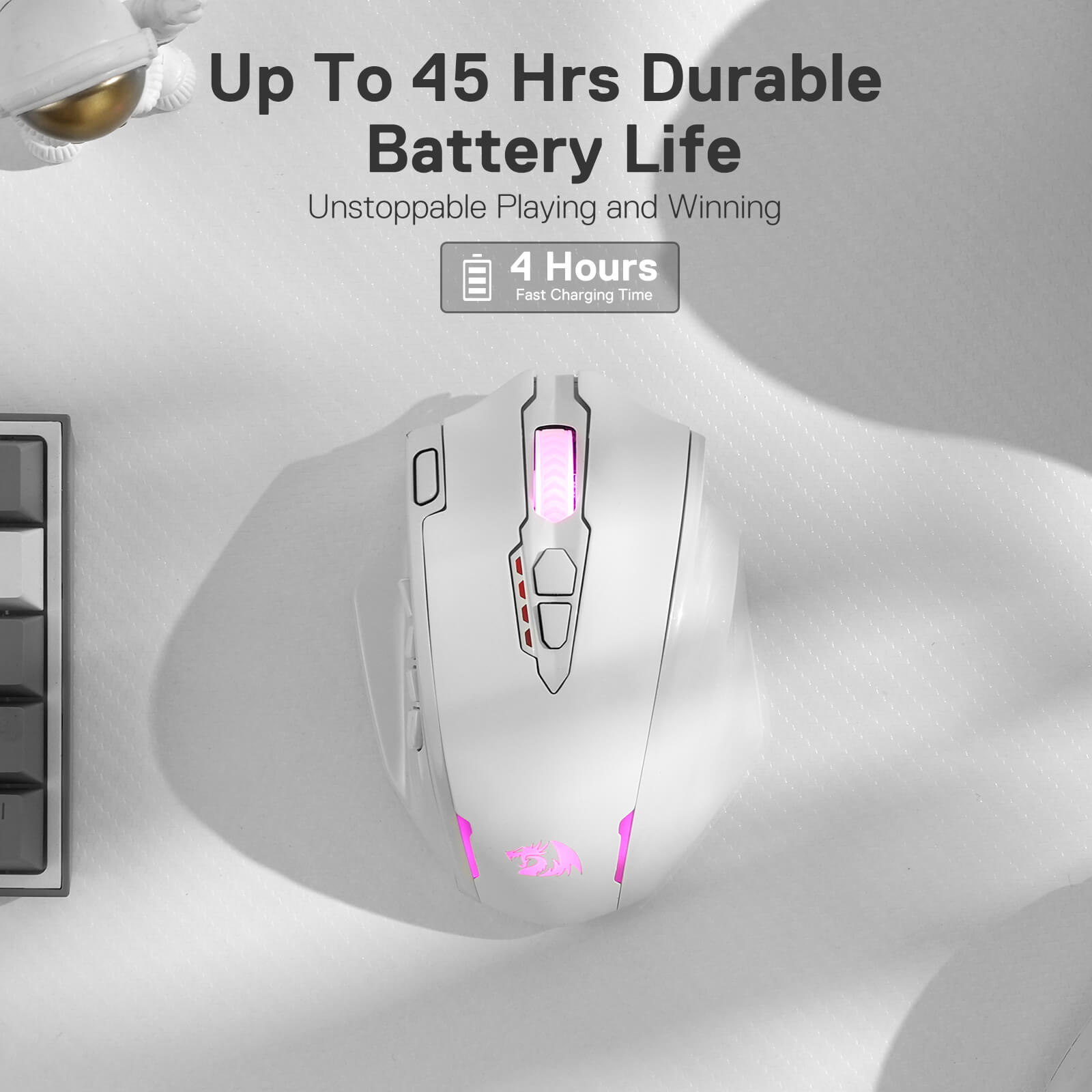 redragon wireless mmo mouse