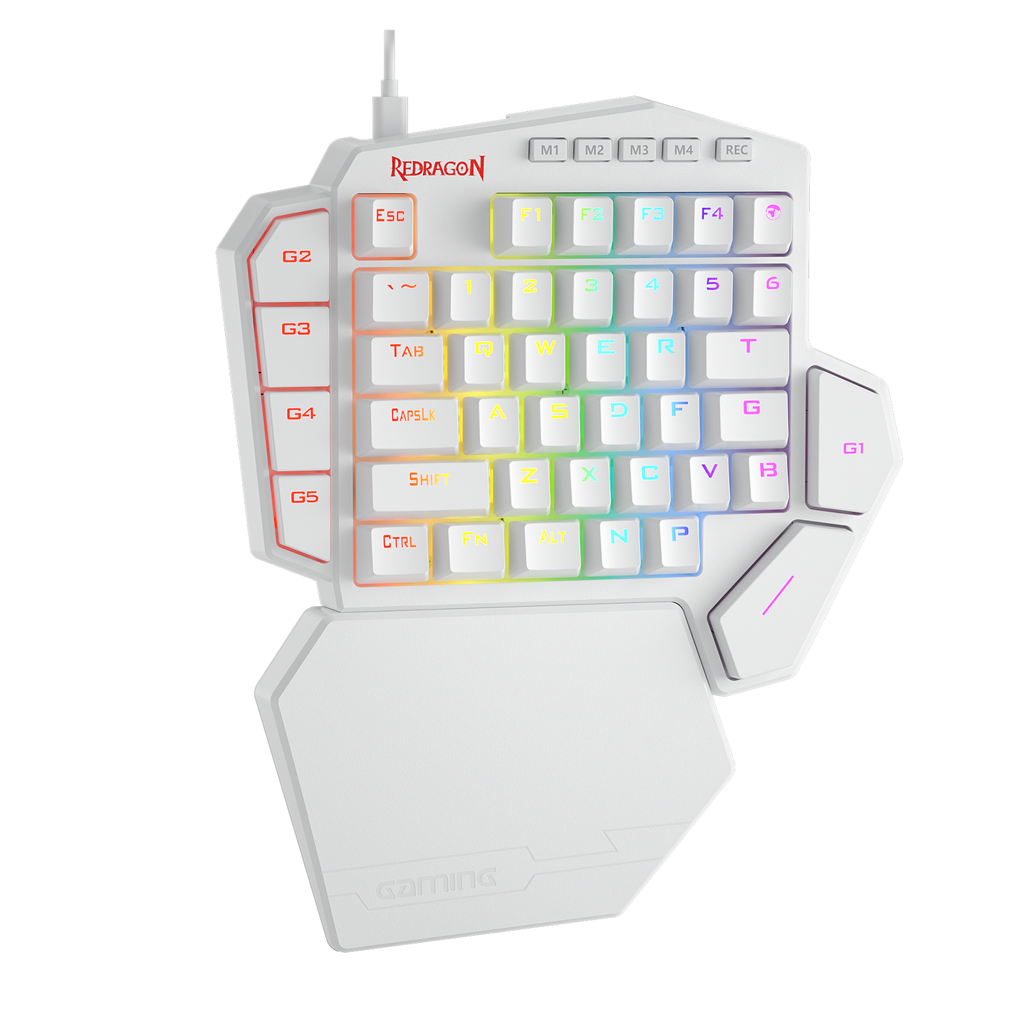 redragon k585 diti white one-haned keypad (Open box)| show