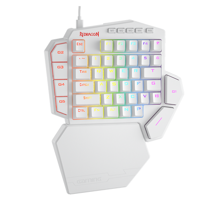 redragon k585 diti white one-haned keypad (Open box)| show