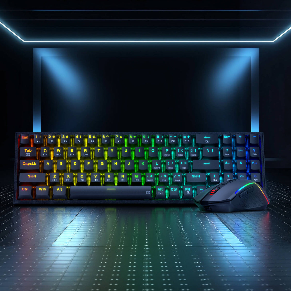 Redragon BS136 Tri-Mode Gaming Keyboard & Mouse Combo – Redragonshop