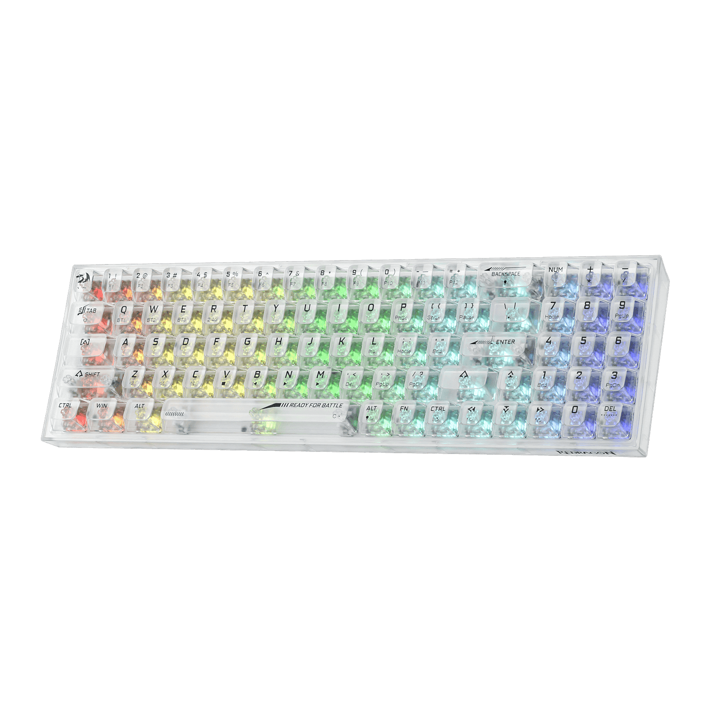 Redragon K628 PRO SE 75% Full-Transparent Keyboard | show