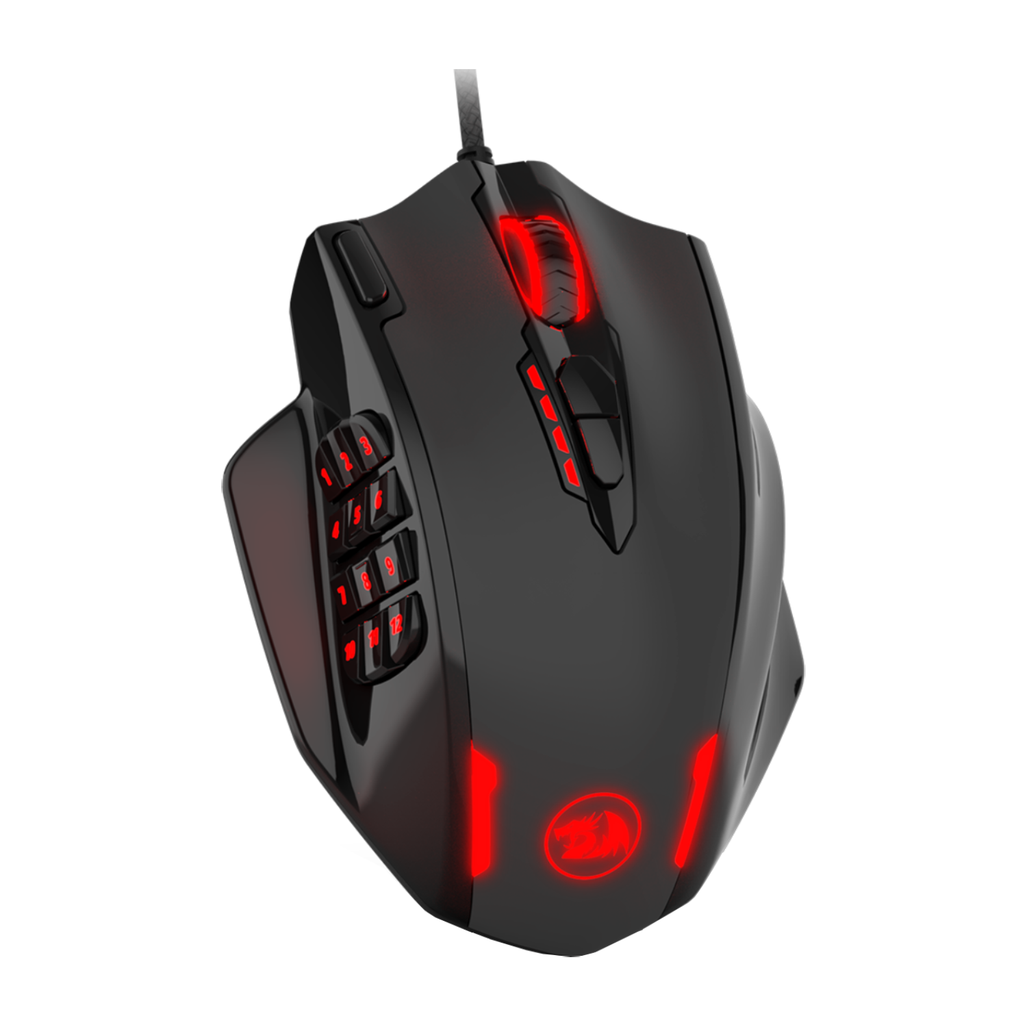 Redragon Impact M908 RGB MMO Laser Wired Gaming Mouse