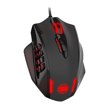 Redragon Impact M908 RGB MMO Laser Wired Gaming Mouse