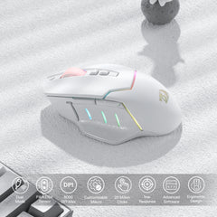 MIRAGE M690 PRO white mouse 