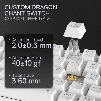 Redragon K709 65% Wired Gasket RGB Gaming Keyboard, 68 Keys Hot-Swap Compact Mechanical Keyboard w/Free-Mod Socket, 3-Layer Noise Dampening & Dedicated Arrow Keys, Quiet Custom Linear Switch