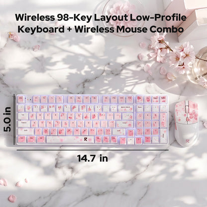 Redragon BS7552 Wireless Keyboard and Mouse Combo 