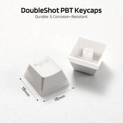 (Only Keycaps) Redragon X LTC 117-Key XDA Profile PBT Double Shot Keycaps Set