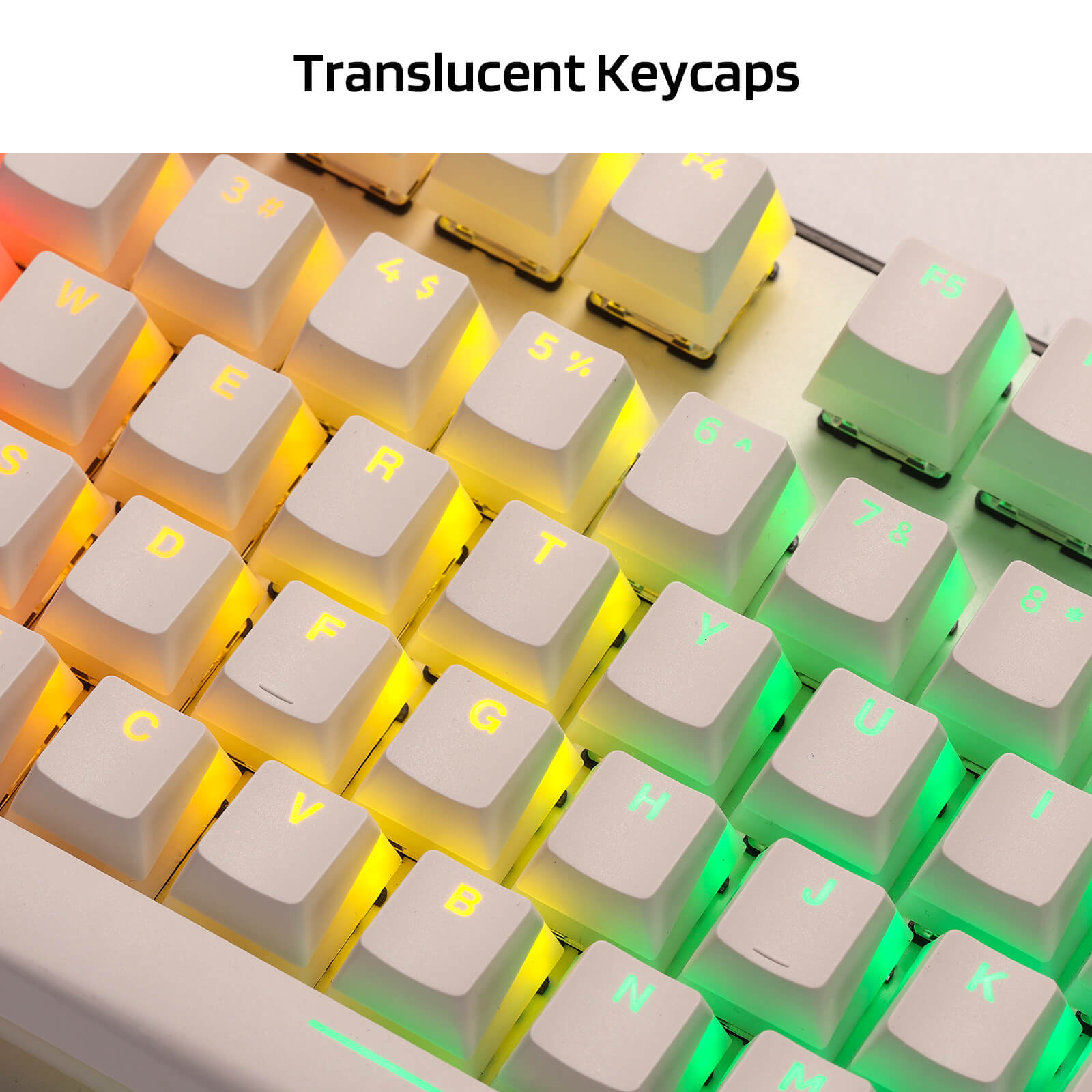 (Only Keycaps) Redragon X LTC 117-Key XDA Profile PBT Double Shot Keycaps Set
