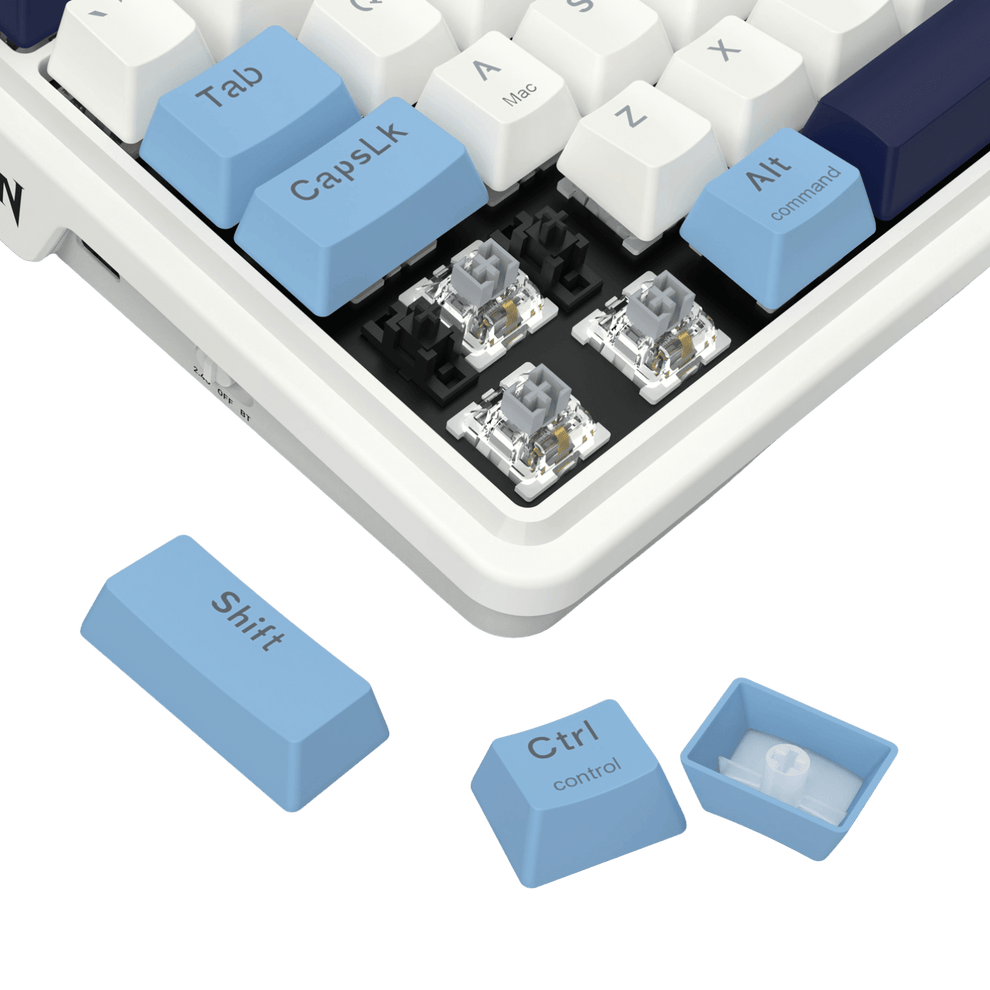 Redragon K728WBB RGB Pro Antonium Pro White TKL Gasket Wireless Mechanical Keyboard