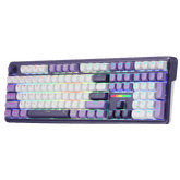 Redragon ANTONIUM K745 PRO 108 Keys Wireless Gasket Mechanical Keyboard, Purple | show