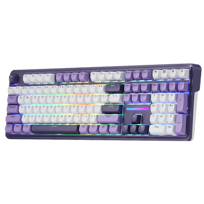Redragon ANTONIUM K745 PRO 108 Keys Wireless Gasket Mechanical Keyboard, Purple | show