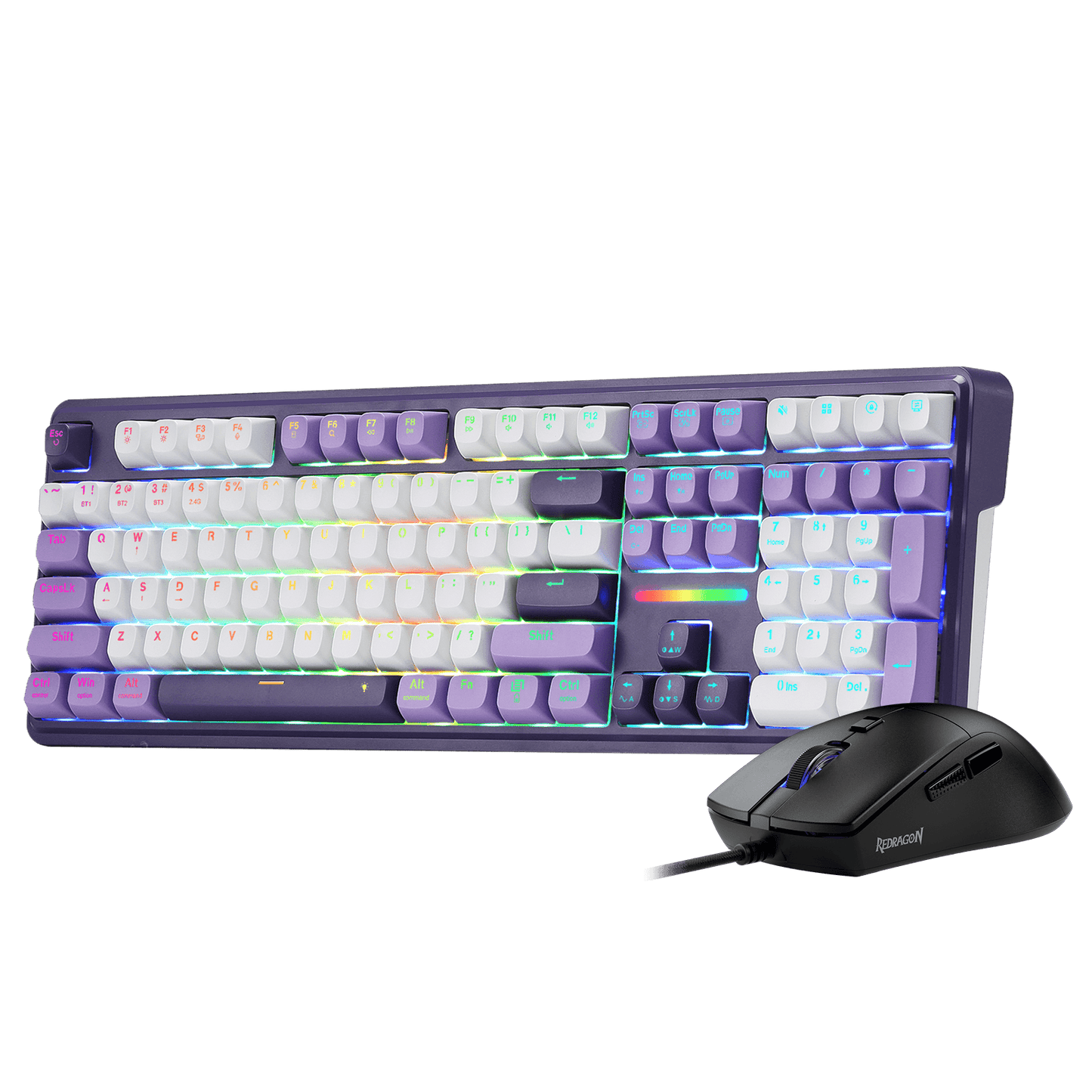 Redragon K745 PRO Keyboard & M618 LIT Wireless Gaming Mouse Combo