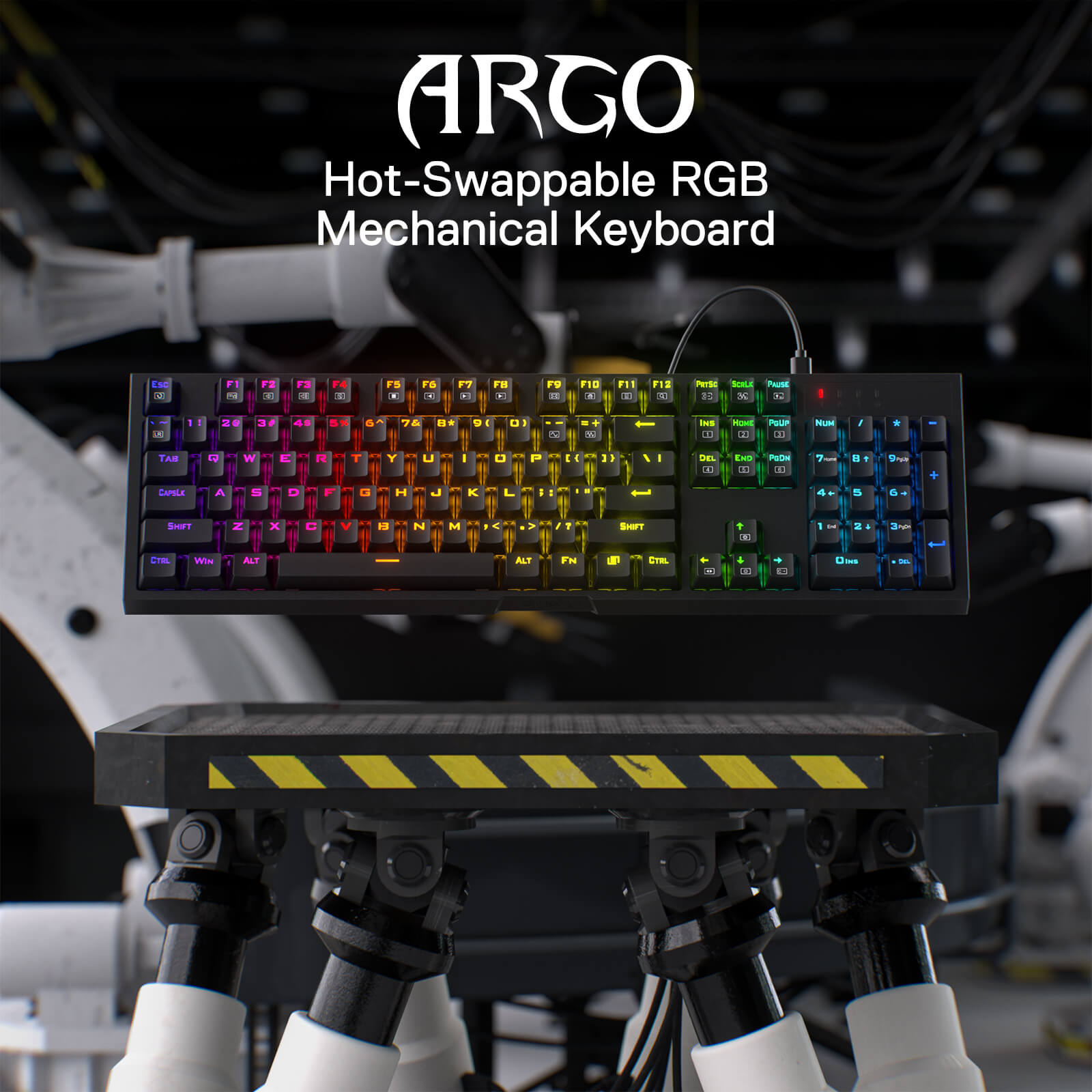 Redragon ARGO K670 RGB Backlit Gaming Keyboard