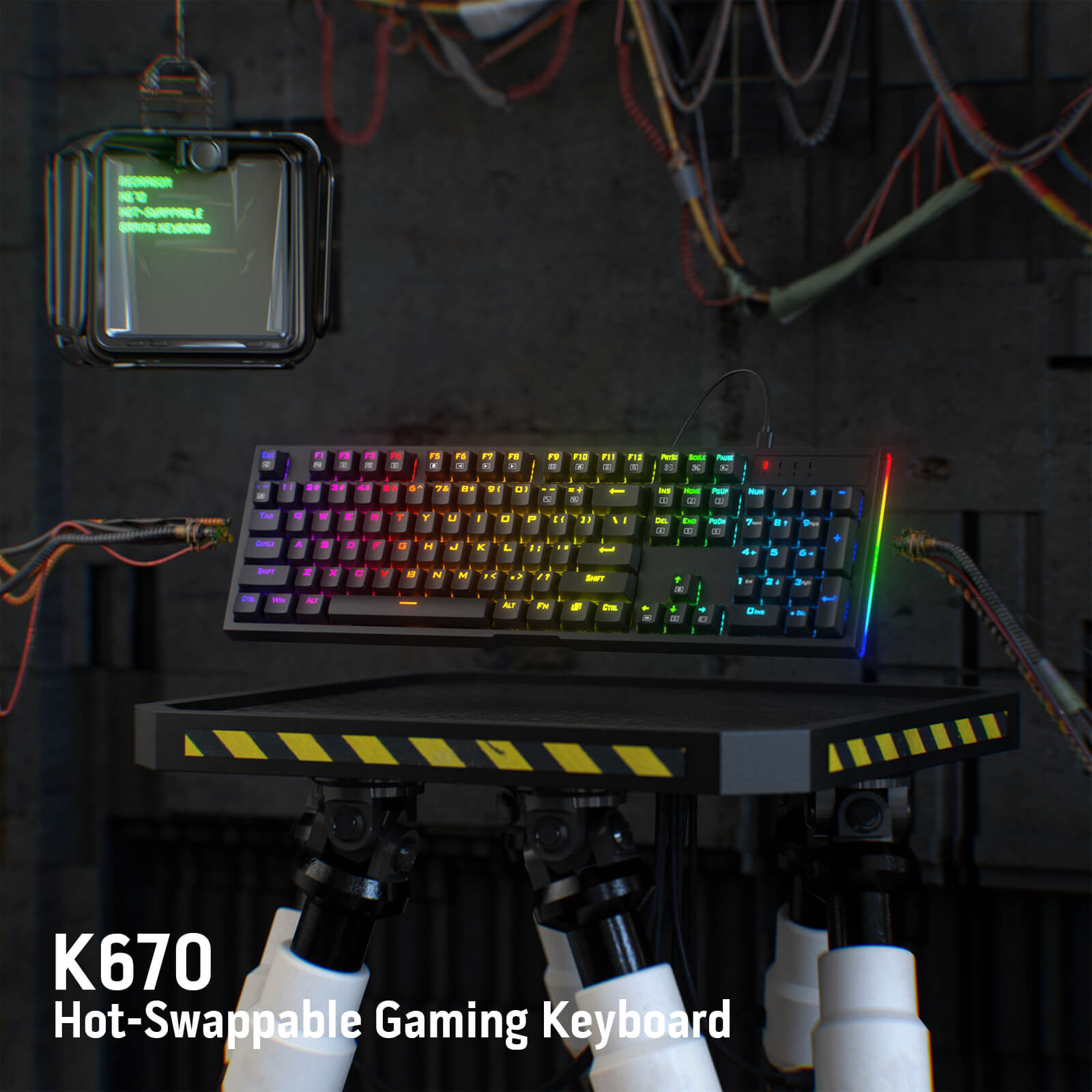 Redragon ARGO K670 RGB Backlit Gaming Keyboard