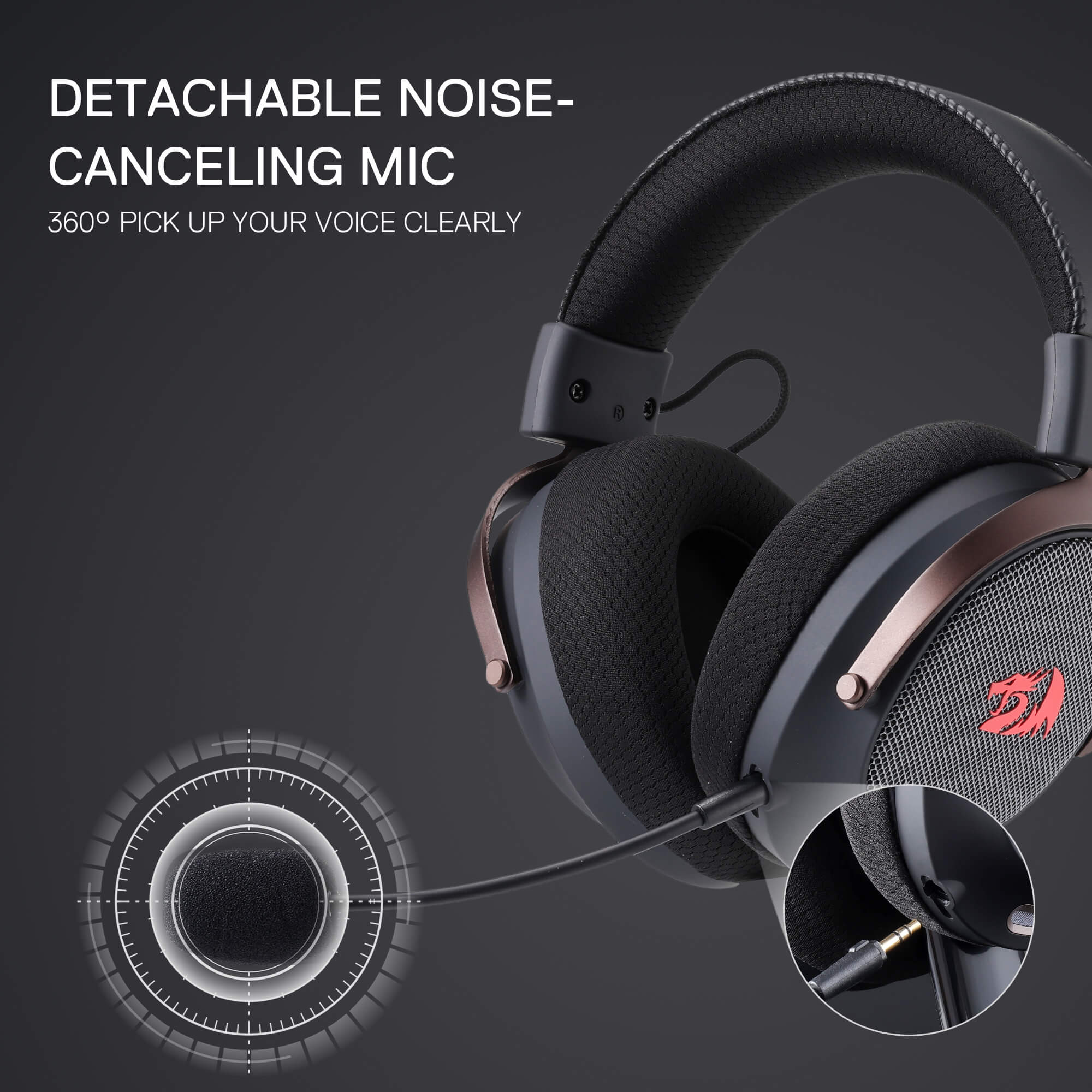 Redragon ARROW PRO H858 3-Mode Wireless Gaming Headset