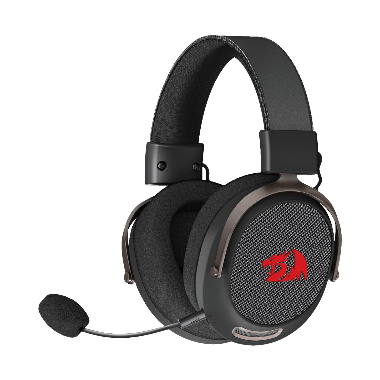 Redragon H858 3-Mode Wireless Gaming Headset, 7.1 Surround Sound, 53 mm Drivers, Memory Foam Ear Pads, Detachable Noise-canceling Microphone, Over-Ear Headphones Works for Mobile, PC/PS5/NS