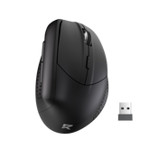 Redragon BM-4033 Wireless Vertical Ergonomic Mouse, 2.4GHz Connection, 5 Levels Up to 4000 DPI, Auto Power Saving Mice for Laptop, Desktop, PC, Black