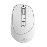 Redragon BM4195 AI Smart Wireless Mouse, 2.4G & BT Computer Office Mouse, Translate & Voice Typing, 5 DPI Adjustable, Ergonomic Design, Long Battery Life, for Laptop/Desktop/PC, White | show