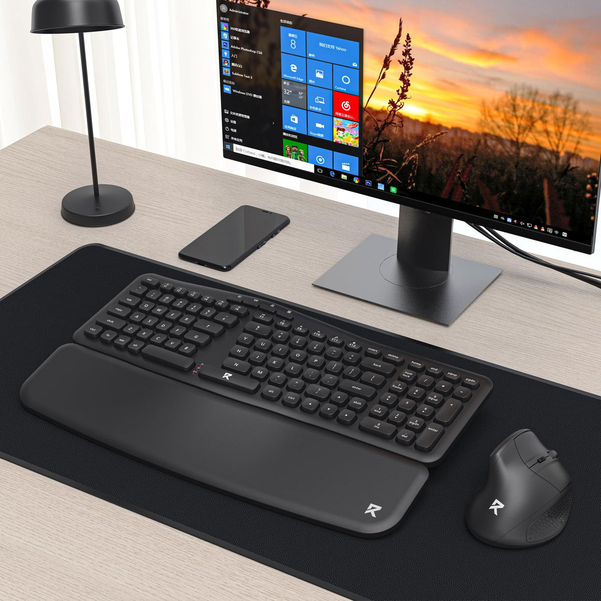 BS7162 2.4Ghz Wireless Keyboard and Mouse Combo, image 4 of 8