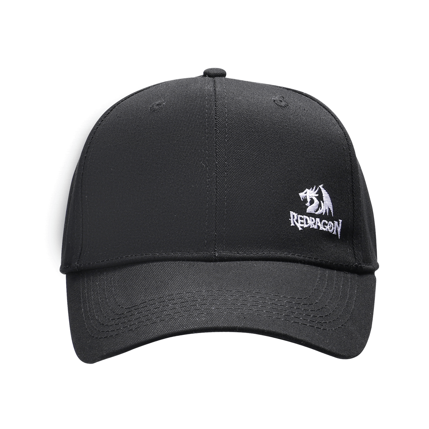 Redragon Black Brown Lightweight Unstructured Adjustable baseball Hat 