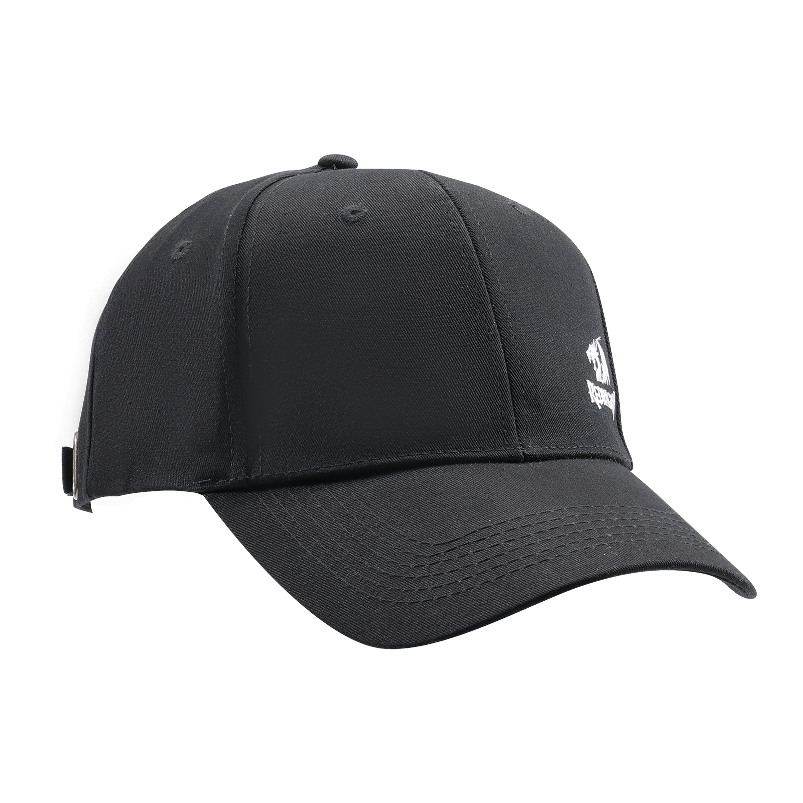 Redragon Black Brown Lightweight Unstructured Adjustable baseball Hat 