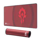 Redragon Blizzard Horde Red Gaming Mouse Pad, XXL Desktop Keyboard Mat, Wow Themed Symbol, Cloth Cover with Stitched Edge, Smooth Tracking & Stability, Never-Slip Rubber, 31.5x11.8x1.2 in | show