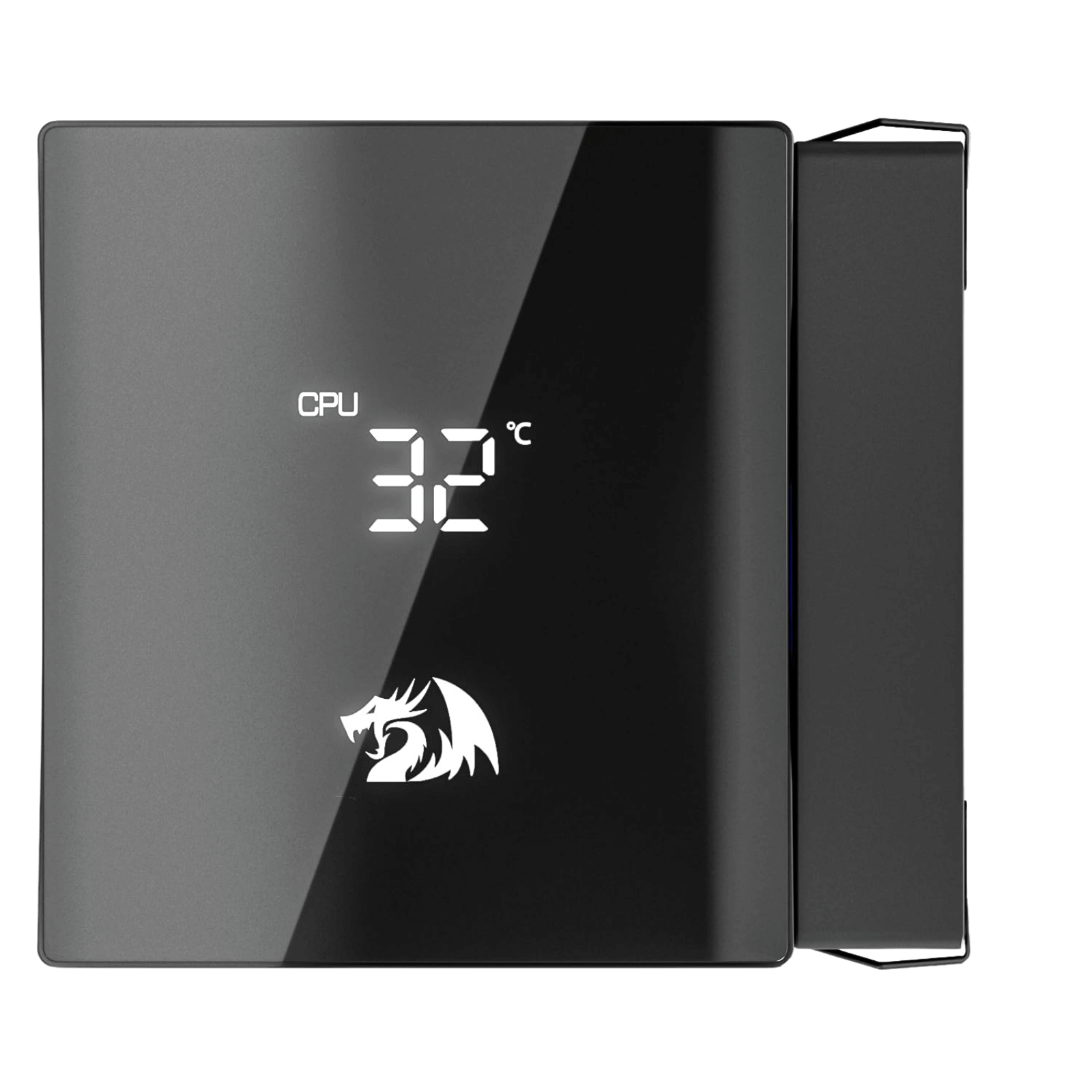 Redragon CC2311 CPU Cooler, Dual 120mm PWM Fans, TDP 260W, Digital Screen Top Cover, 6×Ф6mm Heatpipes, ARGB PWM PC Fans, CPU Air Cooler Compatible with Intel LGA1851/1700/1200/115X; AMD AM5/AM4/AM3