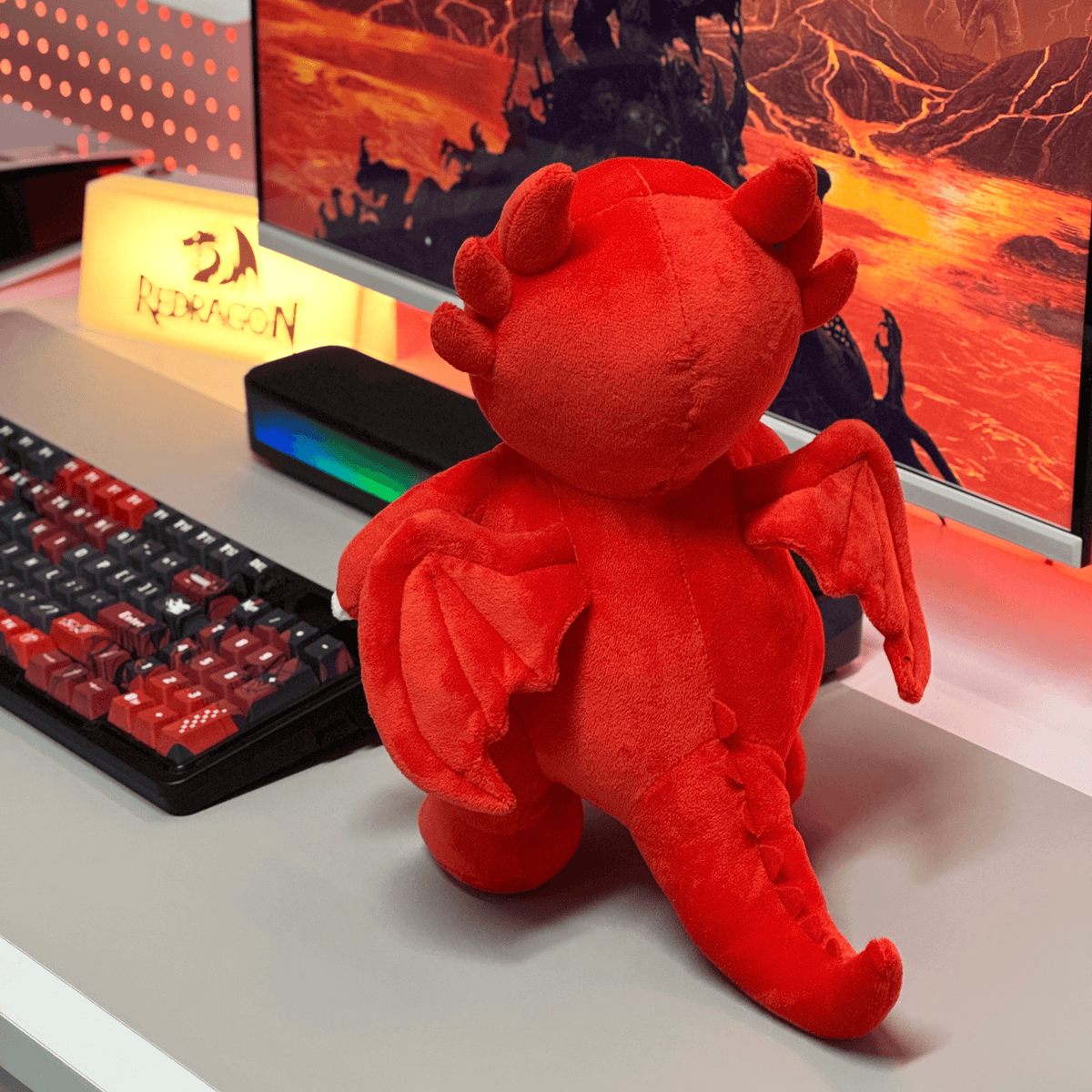 Redragon Plush Dragon Toy – Official Gaming Mascot Desk Buddy ...