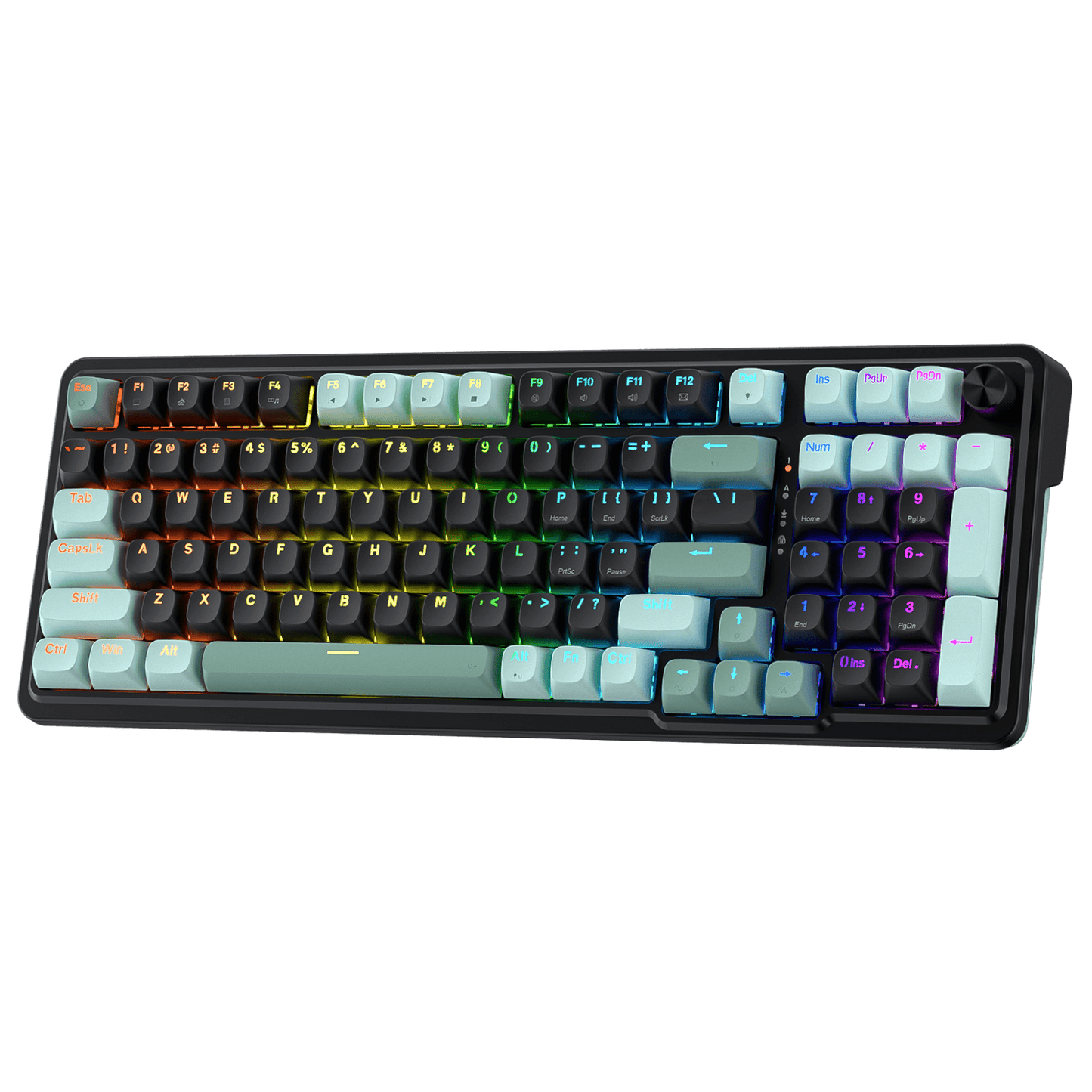 Redragon K686 HE Rapid Trigger Gaming Keyboard, 98 Keys 8K Wired Mechanical Keyboard w/ Next-Gen UltraMag 100% POM Silky Magnetic Switch, Dual-Module Floating Patent Structure Design, 2-Layer Noise Dampening