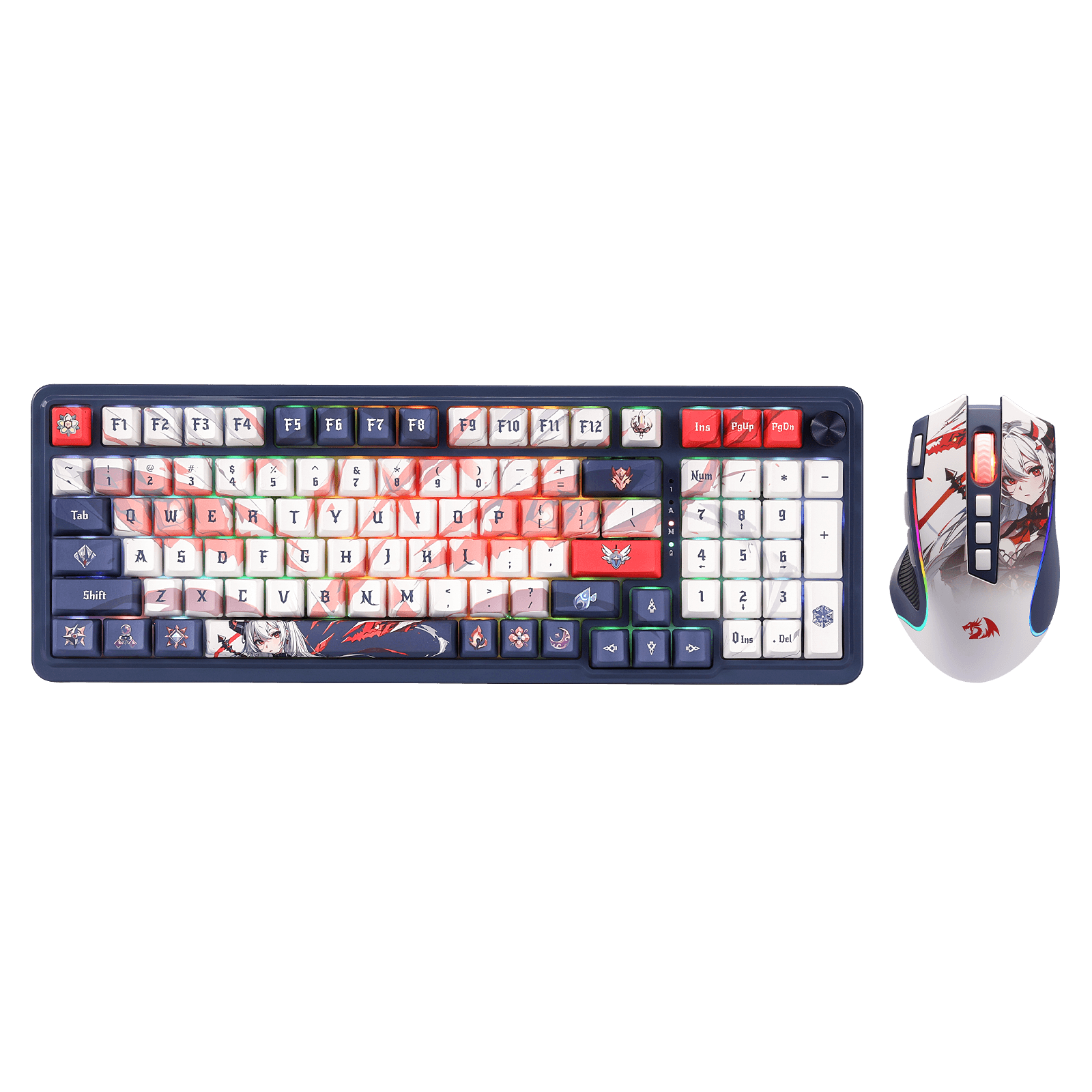 Redragon K686 Gaming Keyboard and M612 PRO Mouse