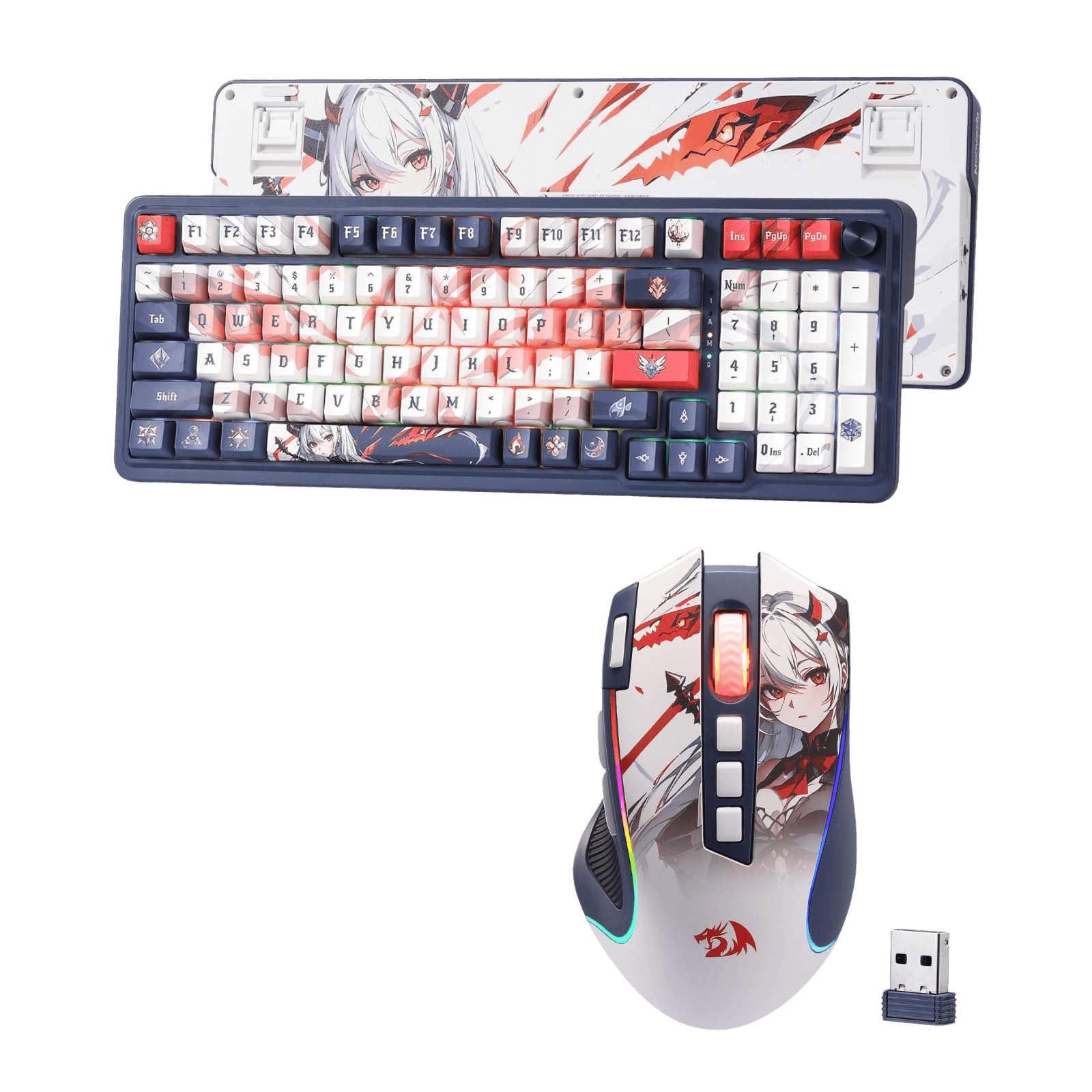 Redragon K686 Gaming Keyboard and M612 PRO Mouse