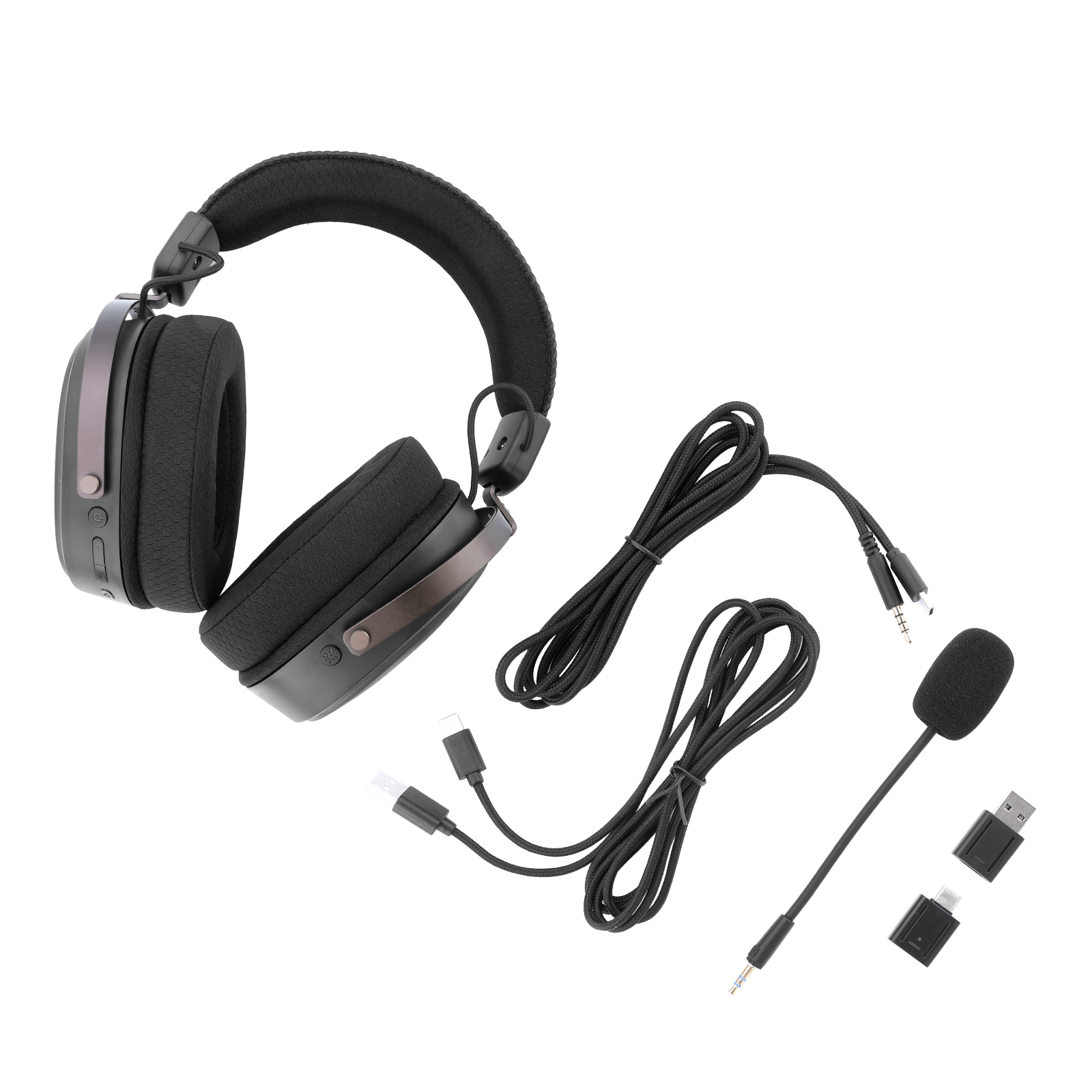 Redragon H831 Gaming Headset, RGB, 2.4GHz/BT/Wired, Black