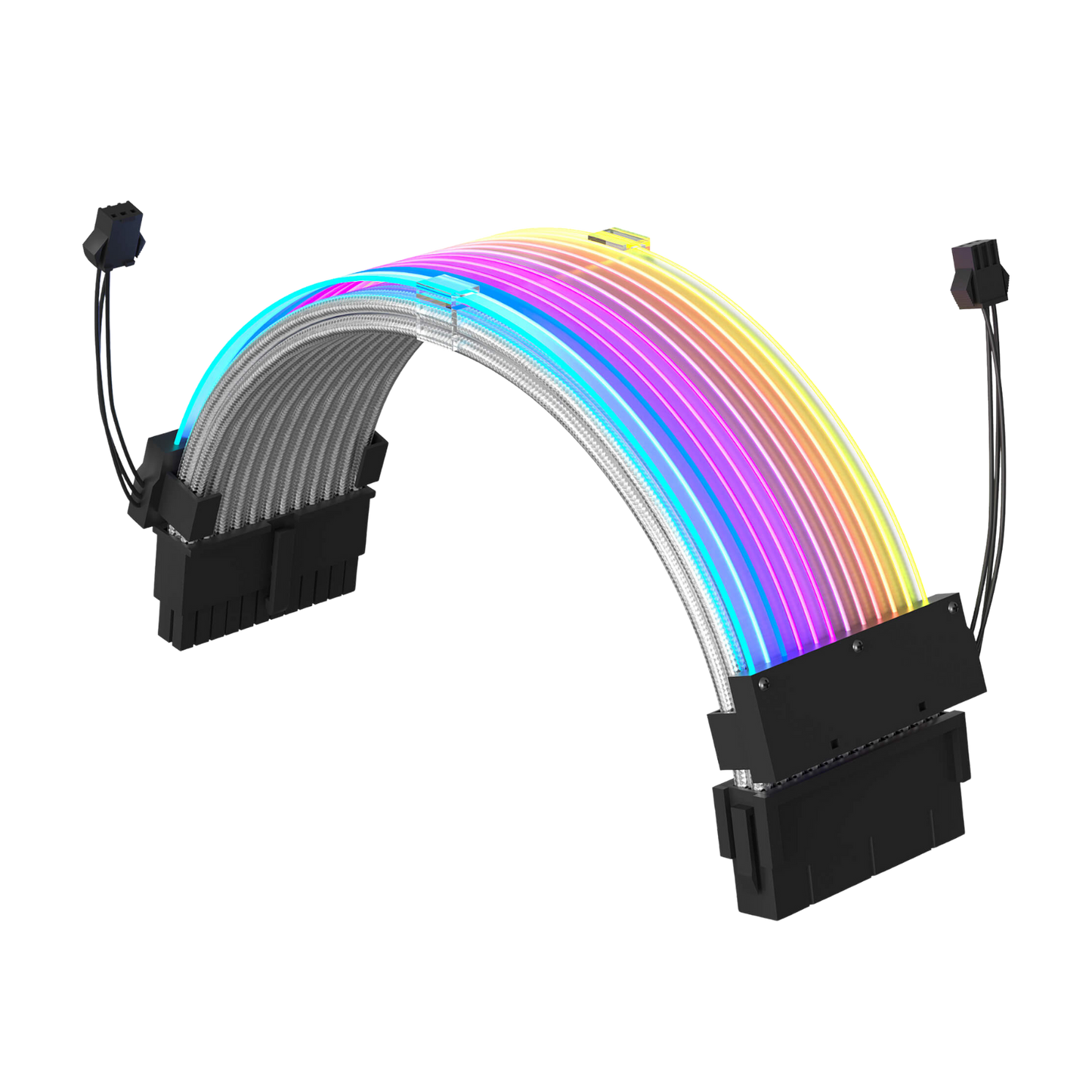 Redragon GCP06 RGB 24 Pin ATX Power Supply Extension Cable Redragon GCP06 RGB 24 Pin ATX Power Supply Extension Cable