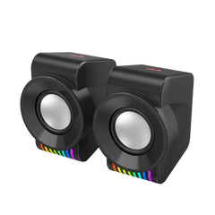 Redragon GS514 PC Gaming Speaker, 2.0 Channel Stereo Desktop Computer Speaker with Dynamic RGB