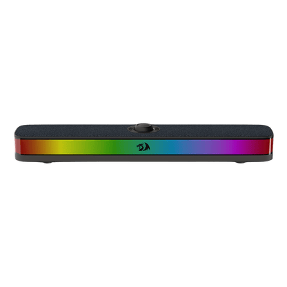 Redragon GS515 RGB Desktop Soundbar, 2.0 Channel Stereo Computer Speakers for Desktop with Bluetooth 5.3, USB-C/USB Powered, Black