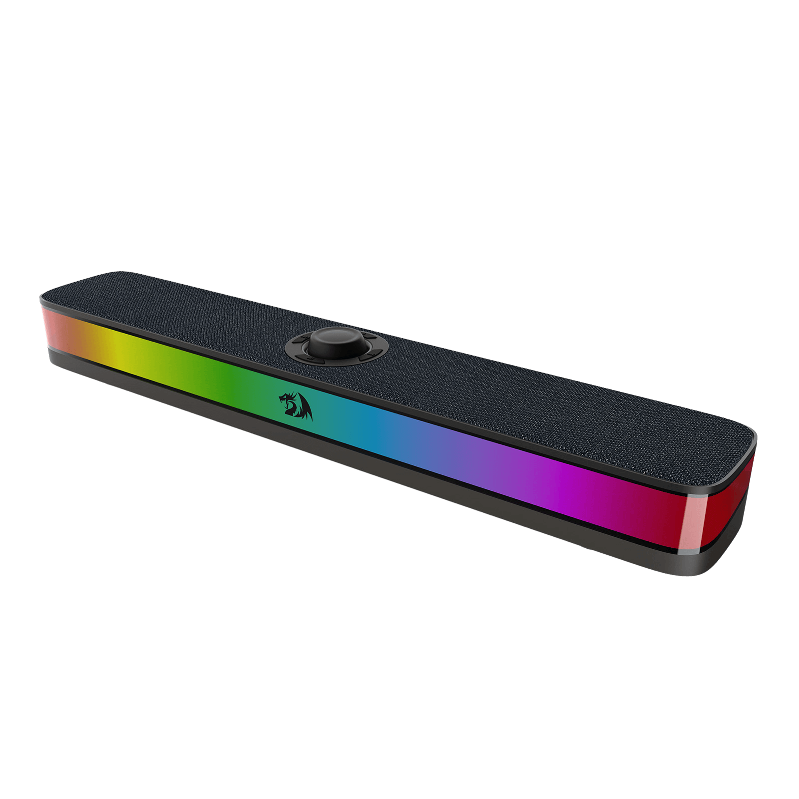 Redragon GS515 RGB Desktop Soundbar, 2.0 Channel Stereo Computer Speakers for Desktop with Bluetooth 5.3, USB-C/USB Powered, Black