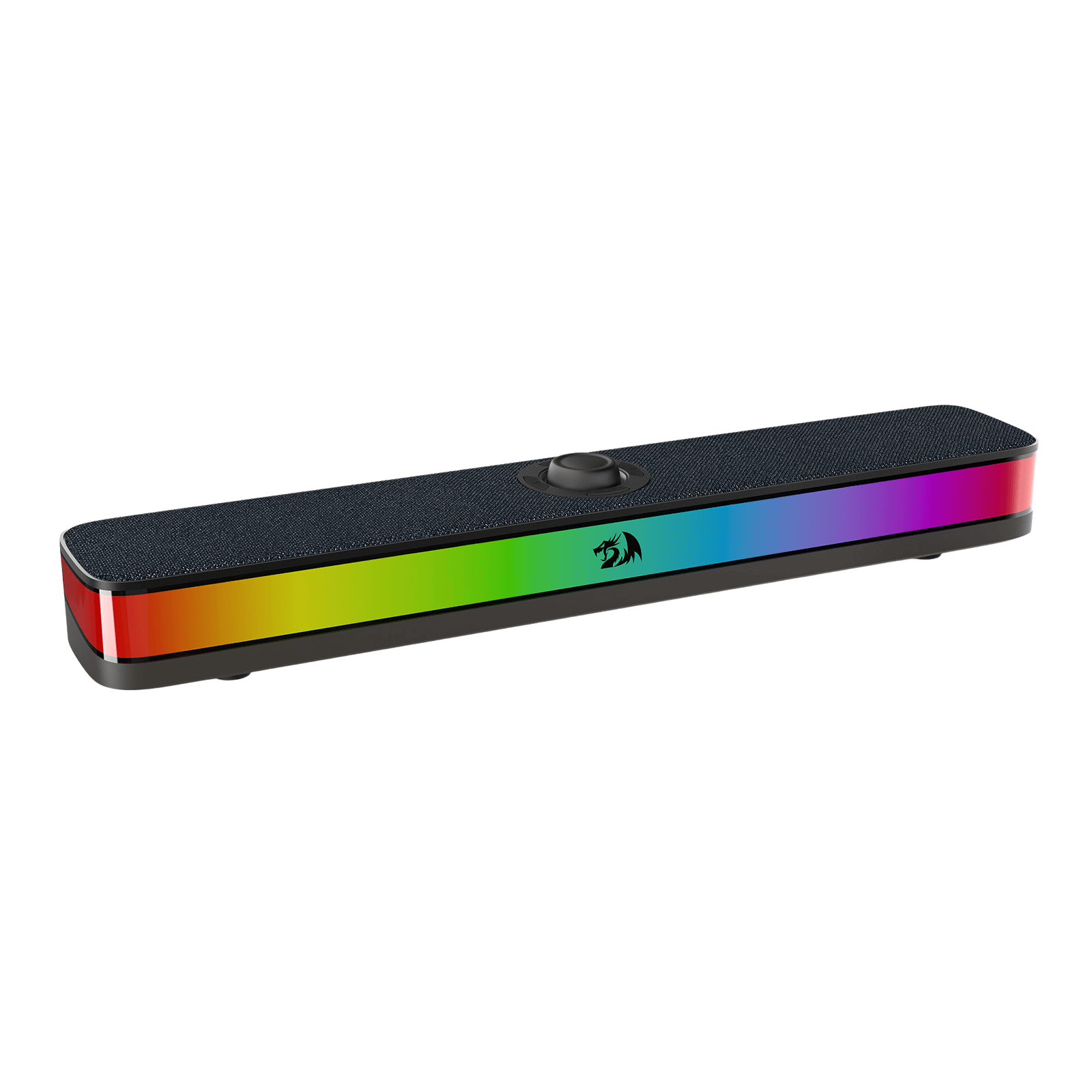 Redragon GS515 RGB Desktop Soundbar, 2.0 Channel Stereo Computer Speakers for Desktop with Bluetooth 5.3, USB-C/USB Powered, Black