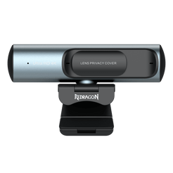Redragon GW911 4K Webcam for PC, Ultra HD with Dual Noise-Cancelling Mic, PDAF Auto Focus, Auto Light Correction, Plug & Play, Privacy Cover – Works w/Zoom/Teams/Skype/Google Meet