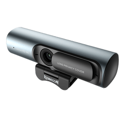 Redragon GW911 4K Webcam for PC, Ultra HD with Dual Noise-Cancelling Mic, PDAF Auto Focus, Auto Light Correction, Plug & Play, Privacy Cover – Works w/Zoom/Teams/Skype/Google Meet